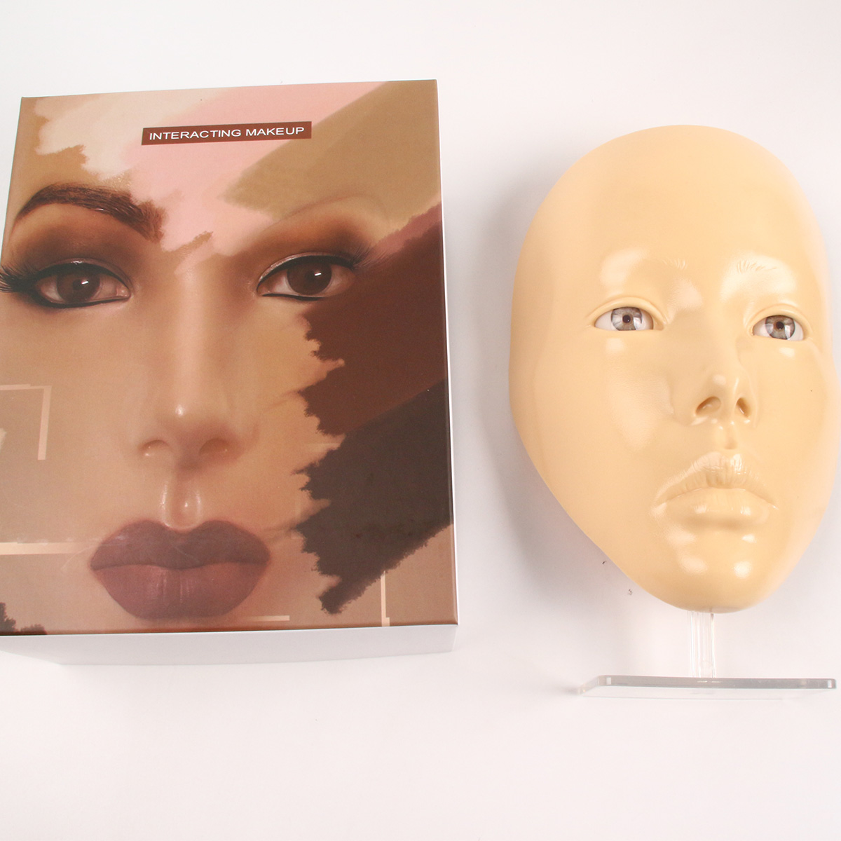 แผ่นซิลิโคนฝึกแต่งหน้าแบบเต็มห - Beauty Makeup Academy บทวิจารณ์และราคา