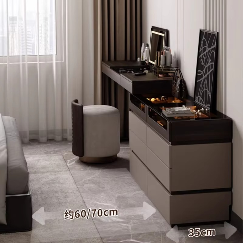 ชุดโต๊ะเครื่องแป้งหรูหราพร้อมก - Beauty Makeup Vanity Set บทวิจารณ์และราคา