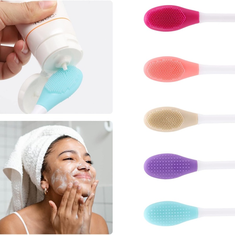 แปรงซิลิโคนสำหรับมาส์กหน้าแบบม - Beauty Makeup Women บทวิจารณ์และราคา