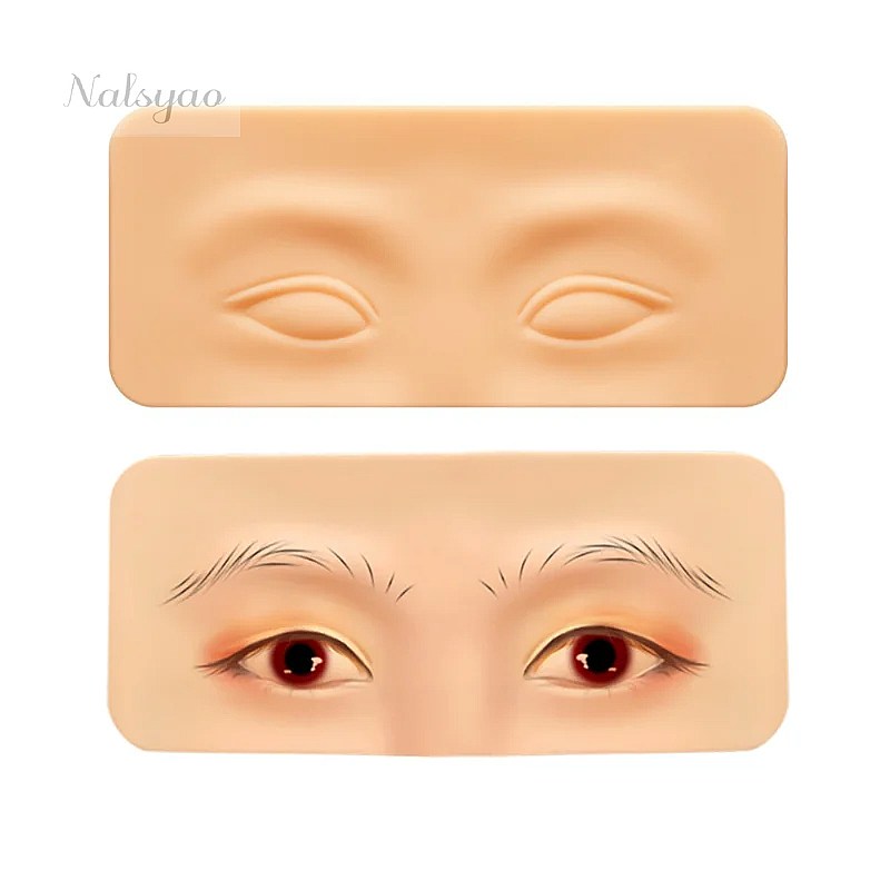 แผ่นซิลิโคนสำหรับฝึกสักคิ้ว 5  - Beauty Makeup Academy บทวิจารณ์และราคา