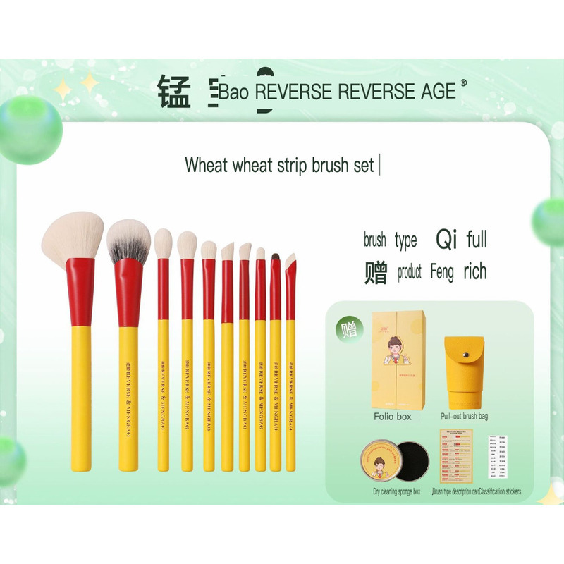 ชุดแปรงแต่งหน้าแบบพกพา ขนแปรงน - Beauty Without Makeup บทวิจารณ์และราคา