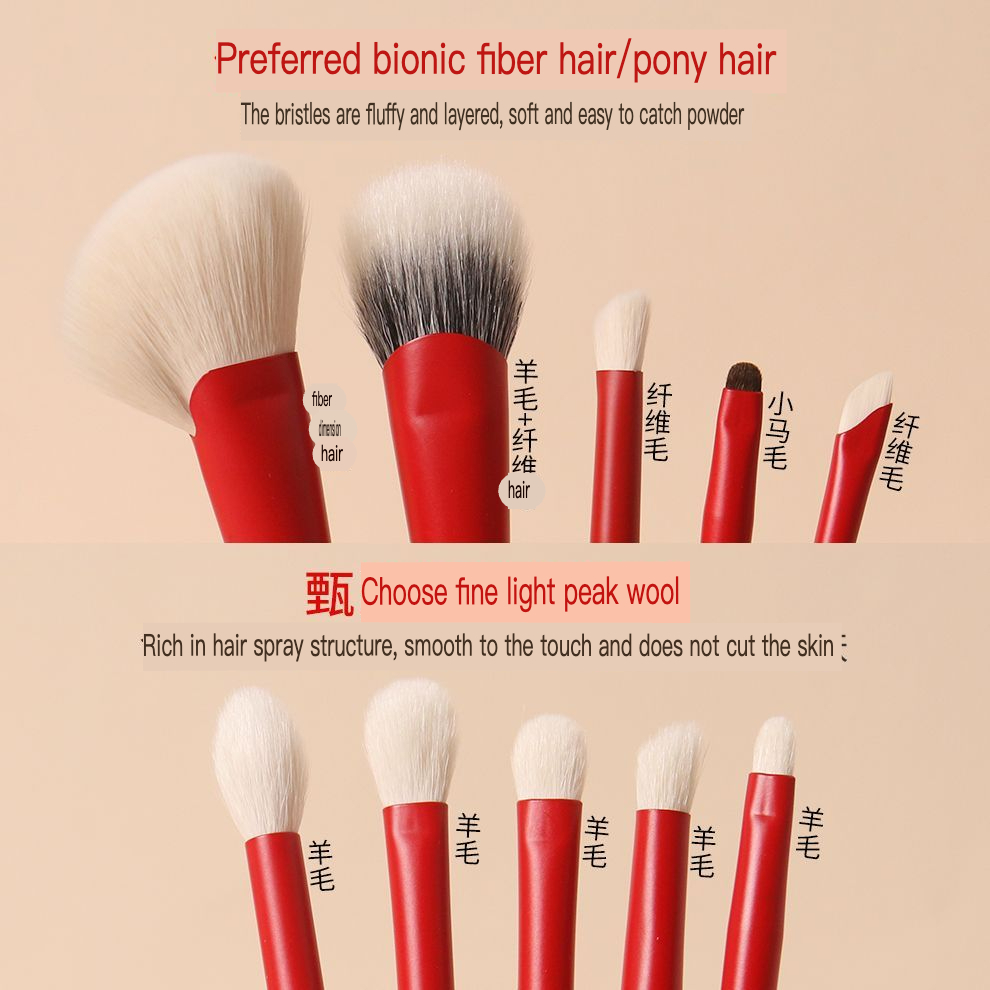 ชุดแปรงแต่งหน้าแบบพกพา ขนแปรงน - Beauty Without Makeup บทวิจารณ์และราคา